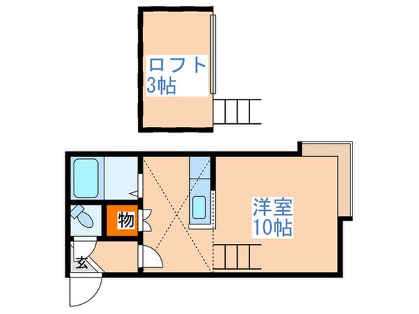 グランステ－ジみなみⅠの物件間取画像